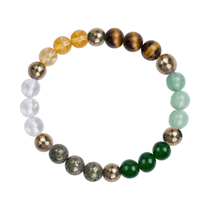 Dhanyog Multi-Stone Wealth & Healing Crystal Bracelet