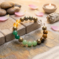 Dhanyog Multi-Stone Wealth & Healing Crystal Bracelet