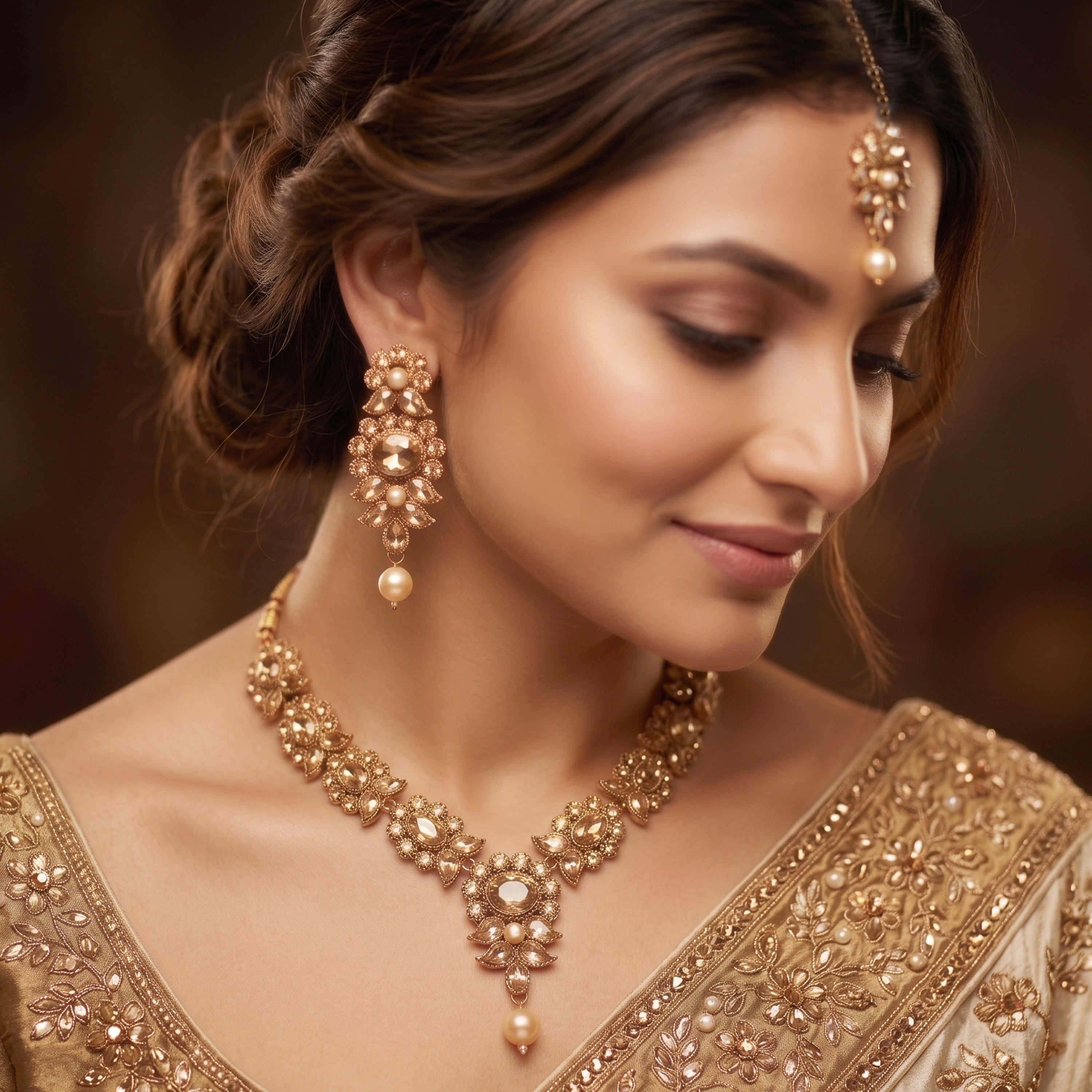 Flower Jewellery set