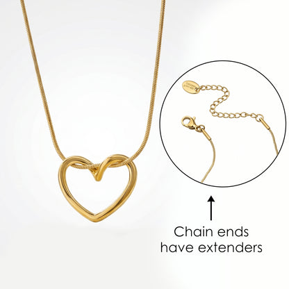 BUY 1 GET 2 FREE!!!  Heart Necklaces & Pink Tulip Bracelet Set