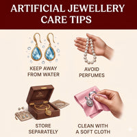 Elegant 2-Piece Anti-Tarnish Gold Necklace Combo: Iridescent Pearl & Pink Gem Pendants